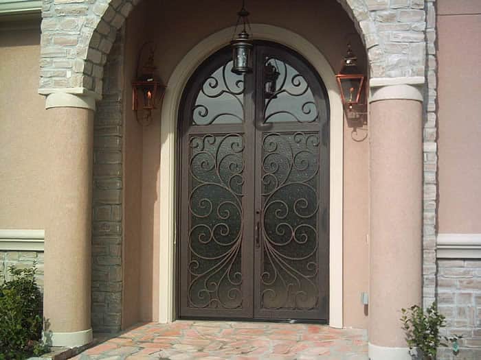 Wrought Iron Entry Door Grills installer in Houston, TX