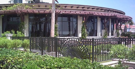 Wrought Iron Commercial hand railings in Houston, Texas